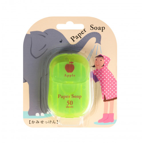 Paper Soap 肥皂紙香皂 (1盒50張) 蘋果味