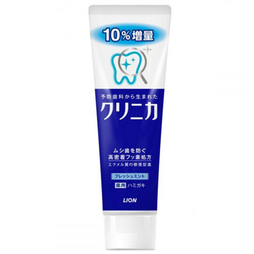 獅王 CLINICA  酵素美白牙膏  薄荷味  10%増量  143g