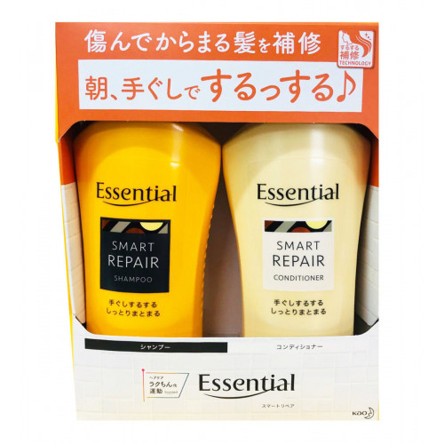 KAO Essential  受損修護智慧型洗護髮套裝 480ml+480ml (橙色)