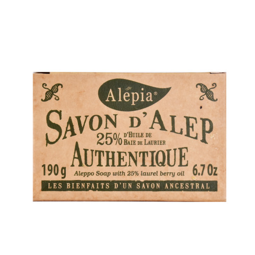 Alepia's 敘利亞 阿勒頗 25% 月桂油 + 75% 初榨橄欖油 古皂 190g