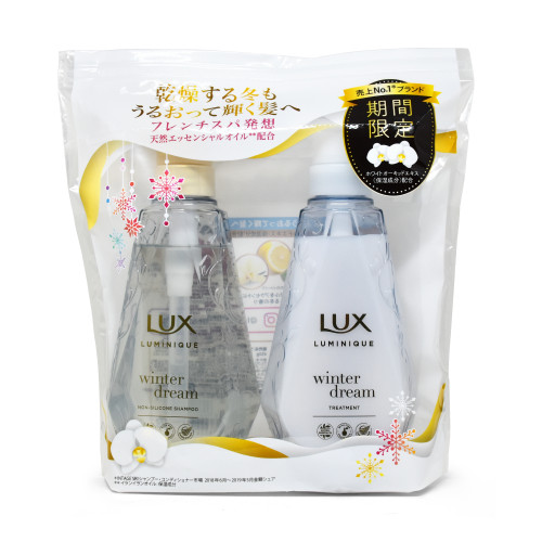 LUX LUMINIQUE White Dream 洗護套裝 450g + 450g 聖誕限量版 - 保濕光澤