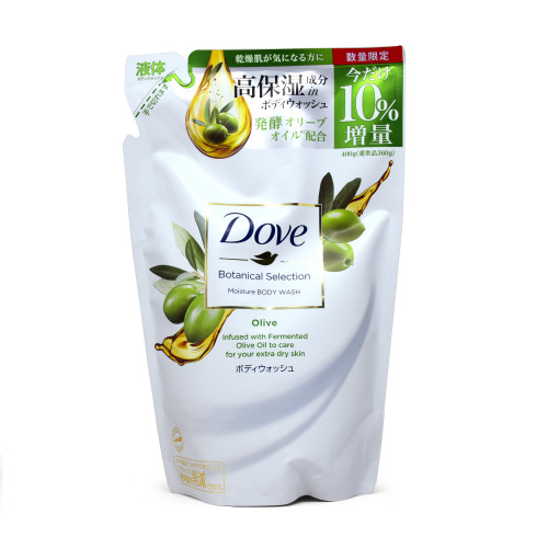 DOVE 植萃滋養橄欖沐浴乳 - 補充裝 400g 日本版