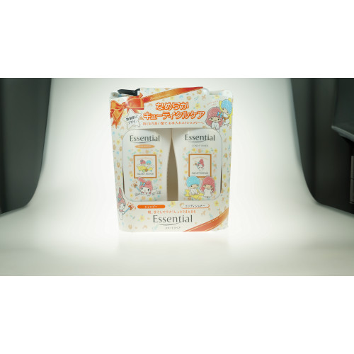 KAO Essential  滋潤修護智慧型洗護髮套裝 480ml+480ml (橙色) - Sanrio特別版