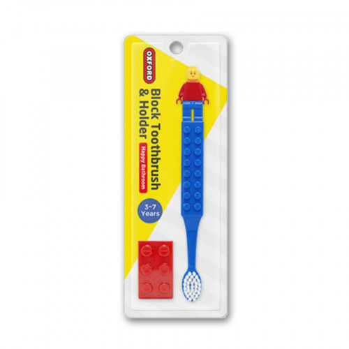 Toothbrush (Blue) & Hanger (Red) Set 兒童牙刷 (藍色) 及掛鉤 (紅色) 套裝