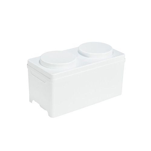 BLOCK STORAGE BOX - SMALL, WHITE (17.5x35x20cm) 方塊儲存箱 - 細, 白色 (17.5x35x20cm)