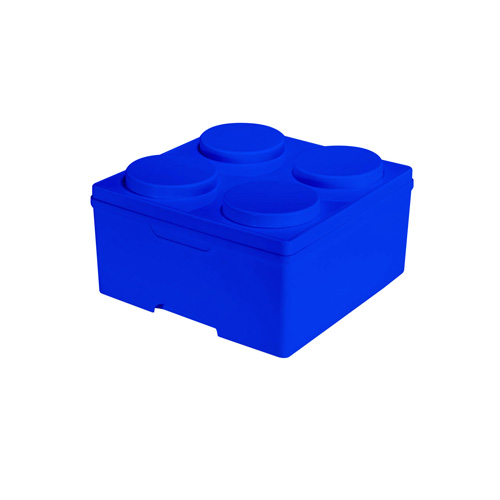 BLOCK STORAGE BOX - MEDIUM, BLUE (35x35x20cm) 方塊儲存箱 - 中, 藍色 (35x35x20cm)