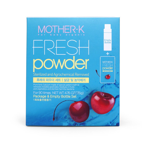 MOTHER-K Food Sanitizer (refill powder) with empty bottle 蔬果清潔粉補充裝