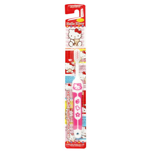 EBISU Hello Kitty Baby Toothbrush 3歲以上 幼童牙刷 (吉蒂貓) - 顏色隨機