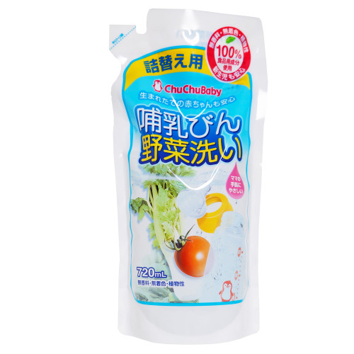 chuchubaby 奶瓶蔬果洗潔液補充裝 720ml