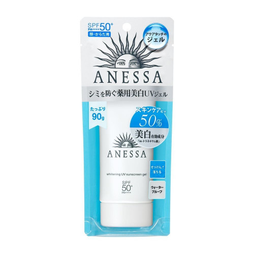 ANESSA 安耐曬 2018 美白防曬乳 SPF50+/PA++++ 90g 軟管白色