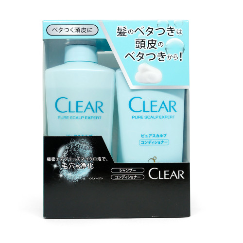 Clear 頭皮專家洗髮精+護髮素套裝 370g+370g