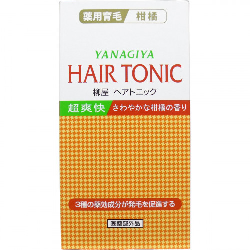 Hair Tonic 柳屋 薄荷清涼感發根營養液 240ml  (柑橘清爽) 橙盒