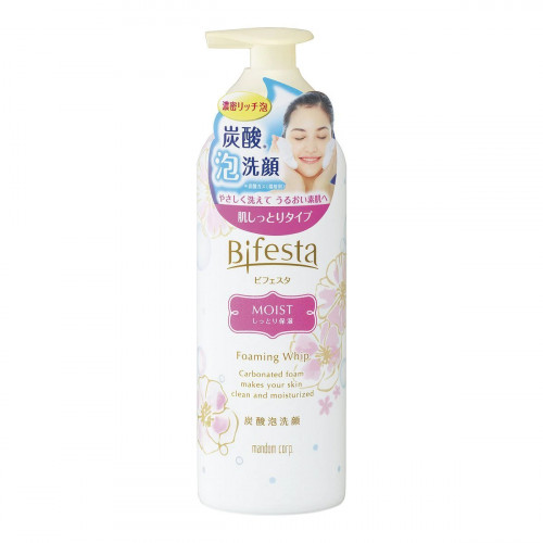 Bifesta 碧菲絲特 保濕碳酸洗顏泡沫 180g 粉色-保濕型