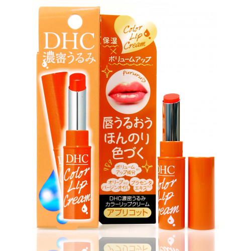 DHC濃密保濕彩色防裂唇膏 杏色1.5g