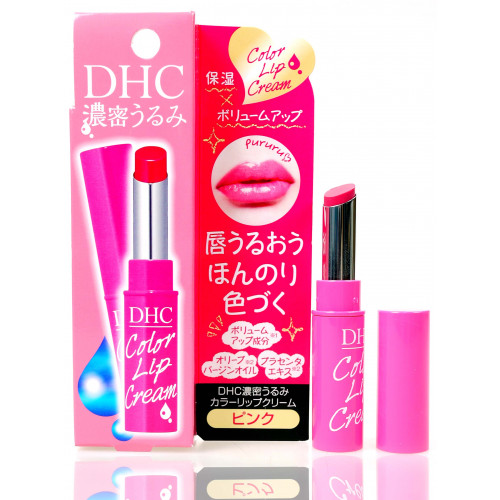 DHC濃密保濕彩色防裂唇膏 粉色1.5g