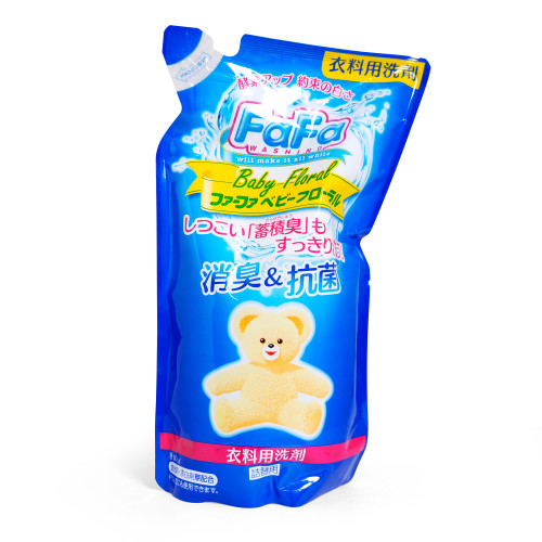 FAFA 熊寶貝 消臭抗菌雙效洗衣液 810ml - 嬰兒花香 (補充裝)_x000D_
