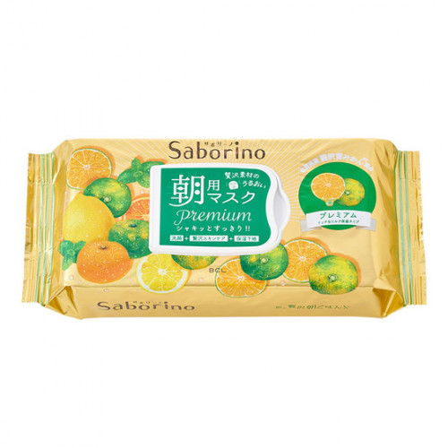BCL Saborino 秋冬保濕早安面膜 28枚入- 橘子檸檬香限量奢華版