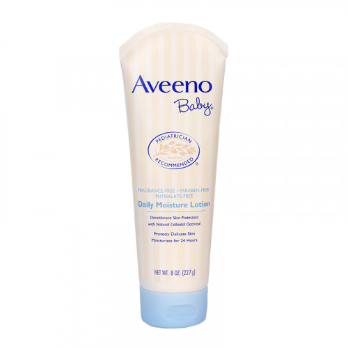 Aveeno Baby天然燕麥保濕潤膚乳 227g (淺藍蓋)