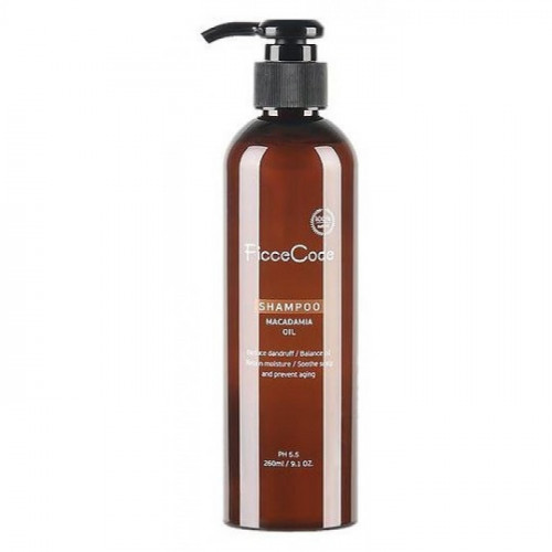 FicceCode Shampoo with Macadamia Oil  菲詩蔻堅果油洗髮露  260ml