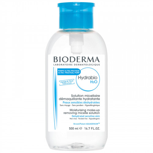 Bioderma 保濕卸妝潔膚水 500ml (藍蓋, 有押頭 )