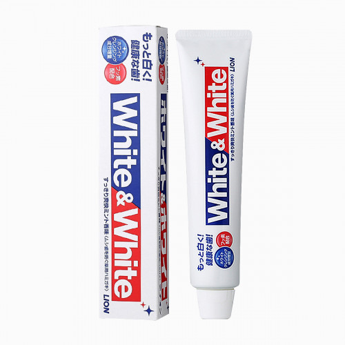 獅王 White & White特效美白牙膏 150g (薄荷)