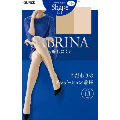 Sabrina SB320M 13hPa 壓力防靜電防UV防勾紗壓力絲襪 (膚色 389) Size: M-L
