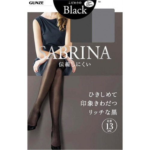 Sabrina SB380M 13hPa 壓力防靜電防UV防勾紗壓力絲襪 (黑色) Size: M-L