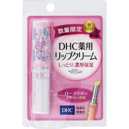 DHC Lip Cream 橄欖護唇膏 (玫瑰絲帶限量版) 1.5g 玫瑰