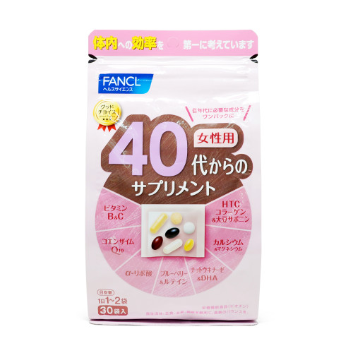 FANCL芳珂  40歲女士綜合營養維生素 30日份 30袋 (1袋7粒)