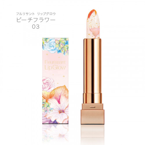 Glamfox Fleurissant Lip Glow 花花果凍唇膏 GL03 粉色 Peach Flower 3.3g